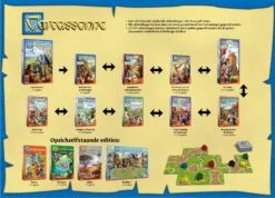 999 Games Carcassonne: Bruggen, Burchten En Bazaars - Bordspel -Kinderspel Winkel 999 games carcassonne bruggen burchten en bazaars