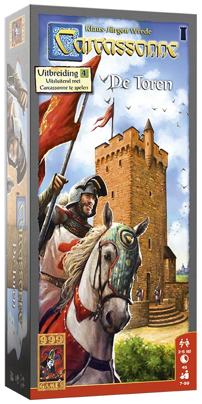 999 Games Carcassonne: De Toren - Bordspel 3 999 Games Carcassonne: De Toren - Bordspel