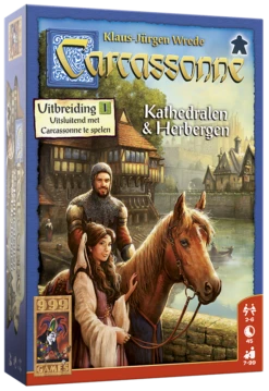 999 Games Carcassonne: Kathedralen & Herbergen - Bordspel