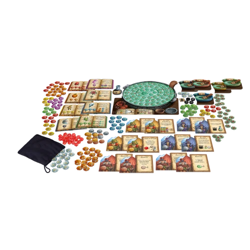 999 Games De Kwakzalvers Van Kakelenburg: De Kruidenheksen - Bordspel 4 999 Games De Kwakzalvers Van Kakelenburg: De Kruidenheksen - Bordspel - Afbeelding 2