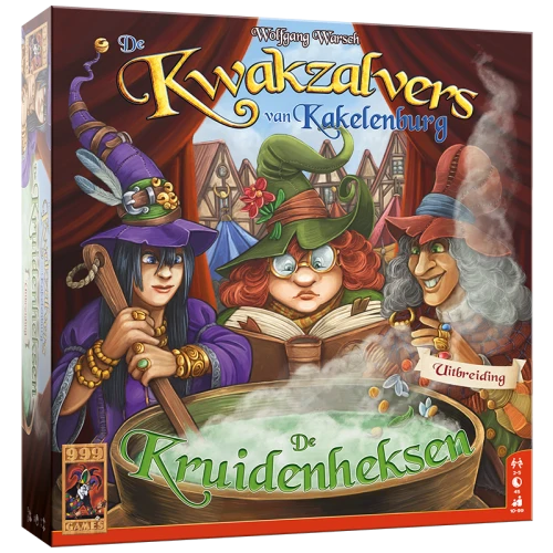 999 Games De Kwakzalvers Van Kakelenburg: De Kruidenheksen - Bordspel 3 999 Games De Kwakzalvers Van Kakelenburg: De Kruidenheksen - Bordspel