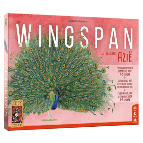 999 Games Spellen, Bordspellen - Wingspan Azië (incl. Uitbreiding 7 Pers.) 3 999 Games Spellen, Bordspellen - Wingspan Azië (incl. Uitbreiding 7 Pers.)