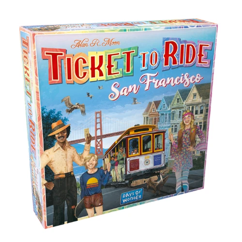 Asmodee Spellen, Bordspellen - Ticket To Ride San Francisco 3 Asmodee Spellen, Bordspellen - Ticket To Ride San Francisco