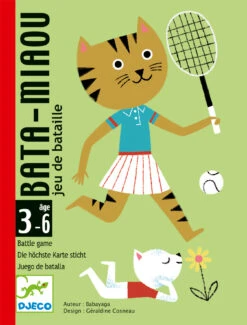 Djeco Djeco Spellen, Kinderspellen - Kaartspel Bata - Miaou, 3-6 Jr.