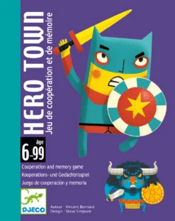 Djeco Djeco Spellen, Kinderspellen - Kaartspel Hero Town, 6-99 Jr.