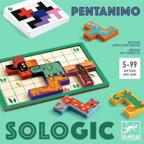 Djeco Educatieve Spellen - Logicaspel Pentanimo, 5+ 3 Djeco Educatieve Spellen - Logicaspel Pentanimo, 5+