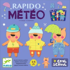 Djeco Spellen, Kinderspellen - Geheugenspel Rapido Météo, 3-6 Jaar