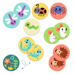 Djeco Spellen, Kinderspellen - Memo Kleine Dieren, 3+ -Kinderspel Winkel djeco spellen kinderspellen memo kleine dieren 3 3