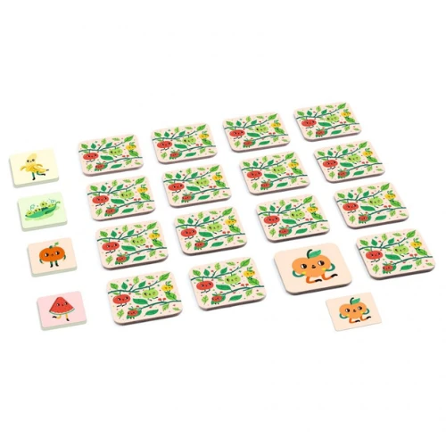 Djeco Spellen, Kinderspellen - Memorie Veggie Memo, 4-10 Jr. 4 Djeco Spellen, Kinderspellen - Memorie Veggie Memo, 4-10 Jr. - Afbeelding 2
