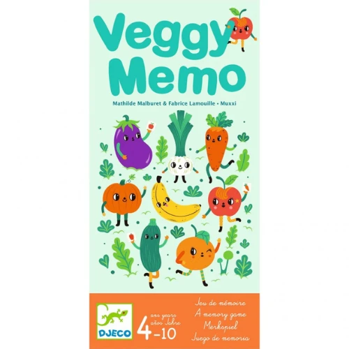 Djeco Spellen, Kinderspellen - Memorie Veggie Memo, 4-10 Jr. 3 Djeco Spellen, Kinderspellen - Memorie Veggie Memo, 4-10 Jr.