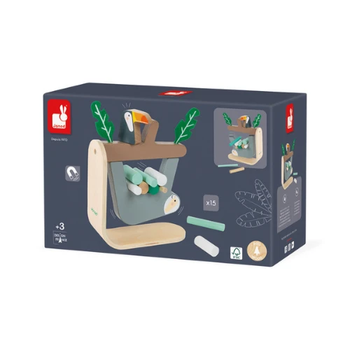 Janod Houten Speelgoed, Spellen - Balans Luiaard 4 Janod Houten Speelgoed, Spellen - Balans Luiaard - Afbeelding 2