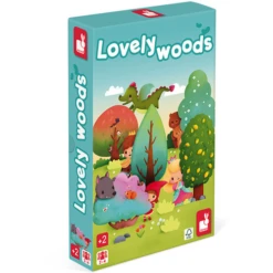 Janod Spellen, Dobbelspellen -Lovely Woods, 2+