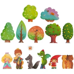 Janod Spellen, Dobbelspellen -Lovely Woods, 2+ -Kinderspel Winkel janod spellen dobbelspellen lovely woods 2 5