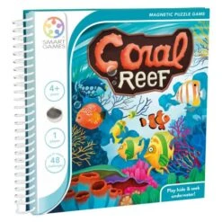 SmartGames Magneet Puzzel, Spel - Coral Reef (48 Opdrachten), 4+