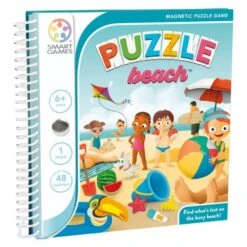 SmartGames Magneet Puzzel, Spel - Puzzle Beach (48 Opdrachten), 6+