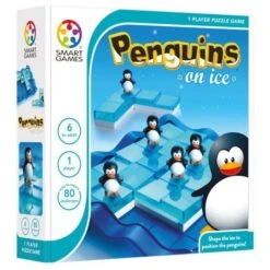 Kinderspel Winkel 15 SmartGames Spellen, Brain Games - Pinguïns On Ice (80 Opdrachten), 6+