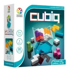 SmartGames Spellen, Braingames - Cubiq (80 Opdrachten), 7+