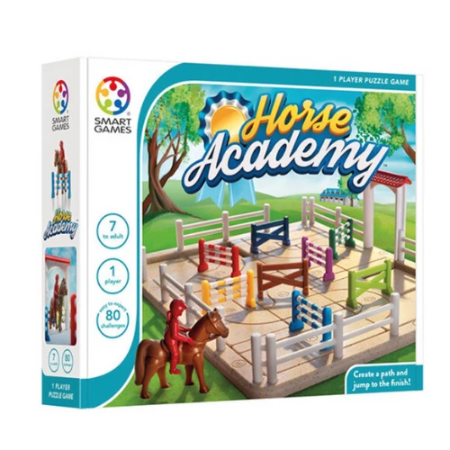 SmartGames Spellen, Braingames - Horse Academy (80 Opdrachten), 7+ 3 SmartGames Spellen, Braingames - Horse Academy (80 Opdrachten), 7+