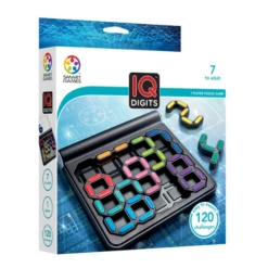 SmartGames Spellen, Braingames - IQ Digits (120 Opdrachten), 7+