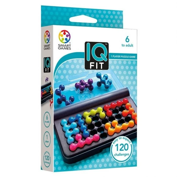 SmartGames Spellen, Braingames - IQ Fit (120 Opdrachten), 6+