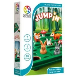 SmartGames Spellen, Braingames - Jump In' (60 Opdrachten), 7+