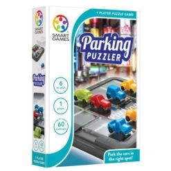 SmartGames Spellen, Braingames - Parking Puzzler (60 Opdrachten), 6+