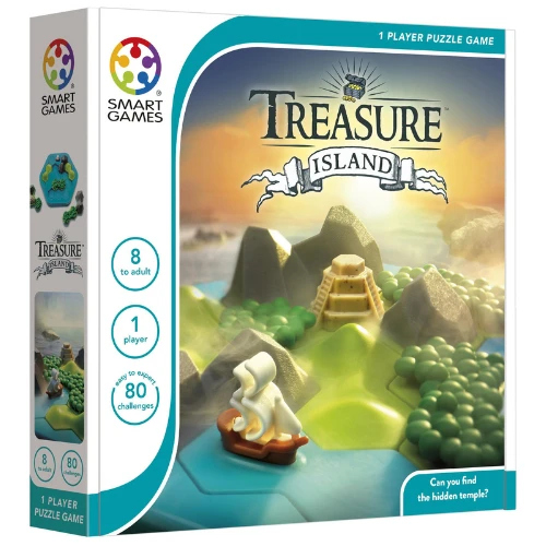 SmartGames Spellen, Braingames - Treasure Island, 8+ 3 SmartGames Spellen, Braingames - Treasure Island, 8+