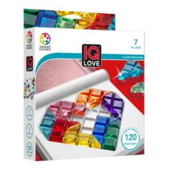 SmartGames Spellen, Breingames - IQ Love (120 Opdrachten), 7+