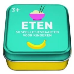 Spellen , Kaartspellen - 50 Spelletjeskaarten Voor Kinderen, Eten 3+