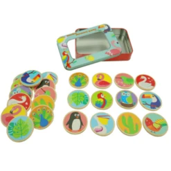 Spellen, Kinderspellen - Houten Memory