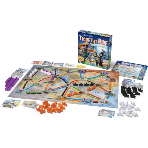 Spellen, Kinderspellen - Ticket To Ride Spookstad, 6+ 5 Spellen, Kinderspellen - Ticket To Ride Spookstad, 6+ - Afbeelding 3
