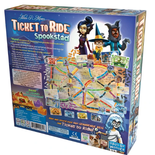 Spellen, Kinderspellen - Ticket To Ride Spookstad, 6+ 9 Spellen, Kinderspellen - Ticket To Ride Spookstad, 6+ - Afbeelding 7