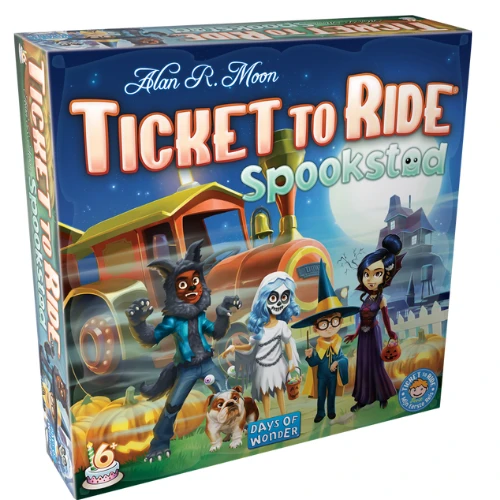 Spellen, Kinderspellen - Ticket To Ride Spookstad, 6+ 3 Spellen, Kinderspellen - Ticket To Ride Spookstad, 6+